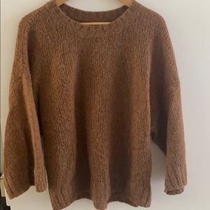 Rust oversized sweater